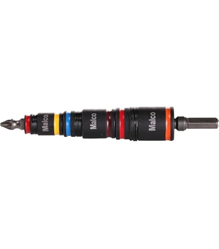 Malco 7-in-1 C-RHEX Flip Bit Socket Set with 3 cleanable