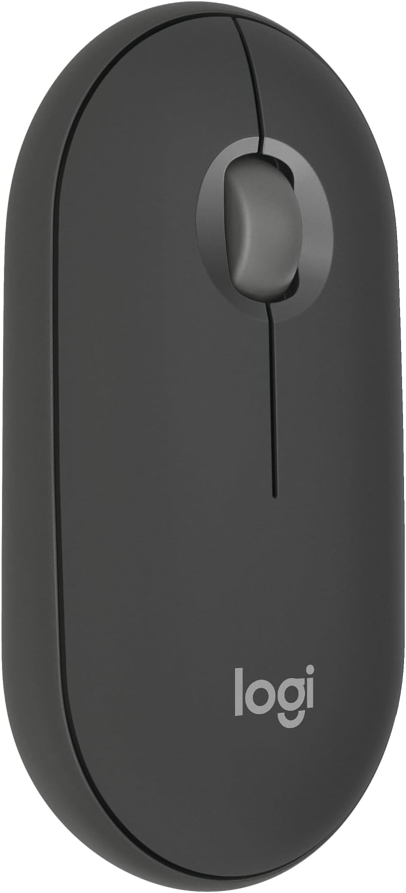 Logitech Pebble Mouse 2 M350s Bluetooth Wireless Graphite Slim Quiet 3-Device