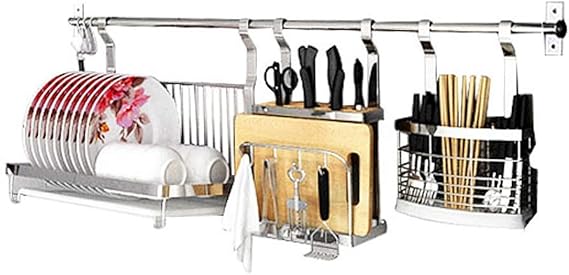 WYZXR 201 Estante de Acero Inoxidable, Rejilla de Drenaje de Pared de