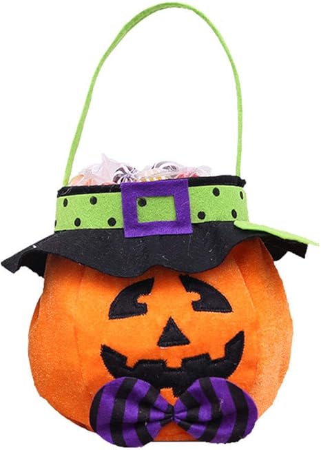Amazon トリックオアトリートバッグ ハロウィーン手作りキャンディーバッグ パンプキンキッドトリックオアトリートパーティーギフト スナックキャンディーバッグ ハロウィーンパーティー用品 2個 ランチバッグ ランチ巾着 ランチベルト オンライン通販