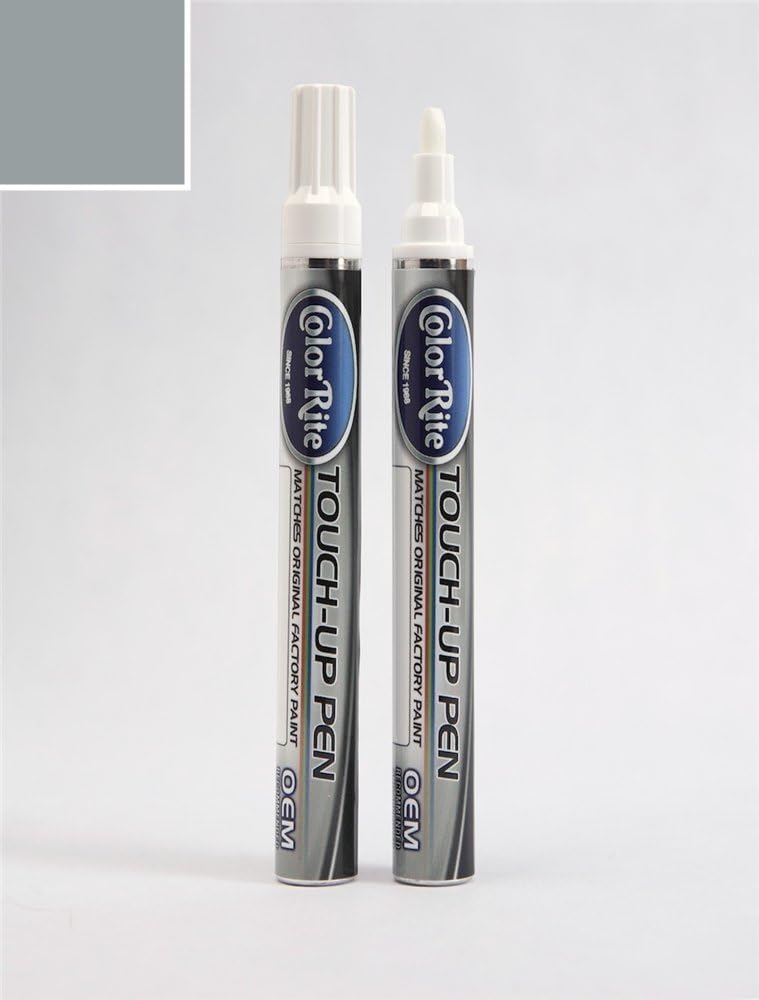 ColorRite Pen Automotive Touch-up Paint for Volvo S40 - Silver Metallic Clearcoat 426 - Color+Clearcoat Package