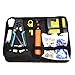 [UPGRADED] CloverTale Network Tool Repair Installation Kit, Ethernet POE LAN Cable Tester Computer Maintenance Coax Crimper Tool for RJ-45/11/12 Cat5/5e with Connector Accessories