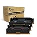 v4ink Compatible Toner Cartridge Replacement for HP CB540A (Black,Cyan,Magenta,Yellow, 4-Pack)