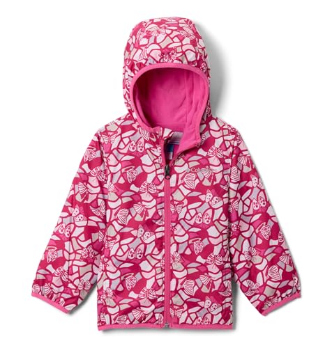 Columbia Youth Toddler Mini Pixel Grabber III Wind Jacket, Guava Pink Fly High,…