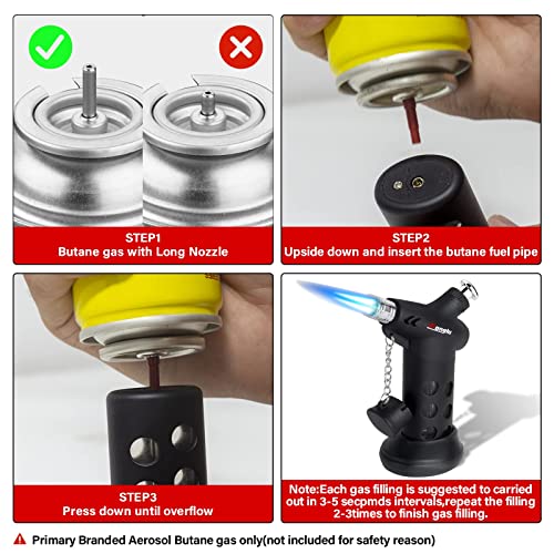 Torch Lighter, Butane Lighters Dual Flame Windproof Cool lighters