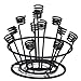Oenophilia Bottle Stopper Bouquet, Black Metal, Wine Bottle Stopper Holder, Wine Gifts