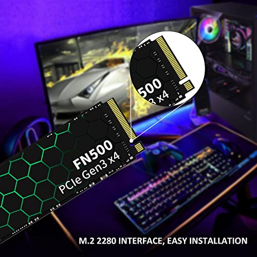 Fikwot FN500 1TB NVMe SSD 3D NAND 1.3 PCIe Gen3 x 4 M.2 2280 Internal