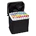 Bianyo Classic Series Alcohol-Based Dual Tip Art Markers（Set of 72,Travel Case） primary