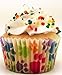 PartiFun Paw Print Cupcake Premium Paper Cupcake Liners (32 count), No Muffin Pan Needed