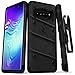 ZIZO Bolt Series for Galaxy S10 5G Case with Kickstand Holster Lanyard - Black