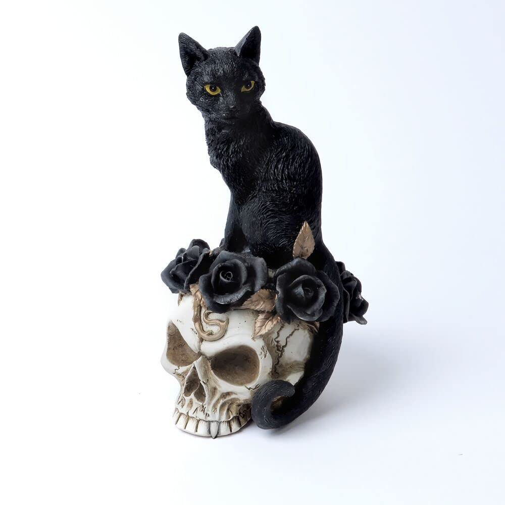 Alchemy Gothic Grimalkin Cat Unisex Sculptures Standard, polyresin,