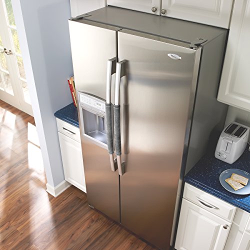 OUGAR8 Refrigerator Door Handle Covers,Keep Your Kitchen Appliance Clean from Smudges, Fingertips, Drips, Food Stains, Perfect for Dishwashers(Gray) - Thumbnail 7