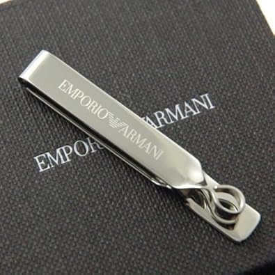 エンポリオ アルマーニ ロゴ タイバー Egs1714 Emporio Armani 並行輸入 タイピン タイタック 通販 Amazon