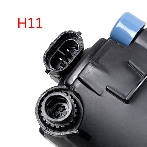 2 Pack 55W LED Warm White Fog Light Lamp Daytime Running Lights DRL Replacement for Infiniti EX FX G M Q Nissan Cube Juke Murano Quest Versa