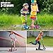 Banne Scooter Height Adjustable Lean to Steer Flashing PU Wheels 3 Wheel Kick Scooters for Kids Boys Girls
