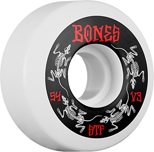Bones Wheels STF V3 Annuals White Skateboard Wheels - 54mm 8
