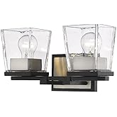 Z-Lite 2 Light Vanity 475-2V-MB-BN, Clear