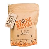 Stone Street Coffee Organic Dark Blend Coffee with Resealable Bag, 1 lb.