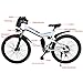 Bestlucky 26” Electric Bike with Removable 36V 8Ah Lithium-Ion Battery, Electric Mountain Bike for Adult (US Stock) (26″-Foldable-White)thumb 3