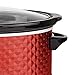 Brentwood Select 7 Quart Slow Cooker in Red