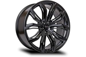 RTX Black Widow Alloy Wheel Rim Size 17x7.5 Bolt Pattern 5x120 Offset 35 Center Bore 72.6 Satin Black Center Caps Included Lu