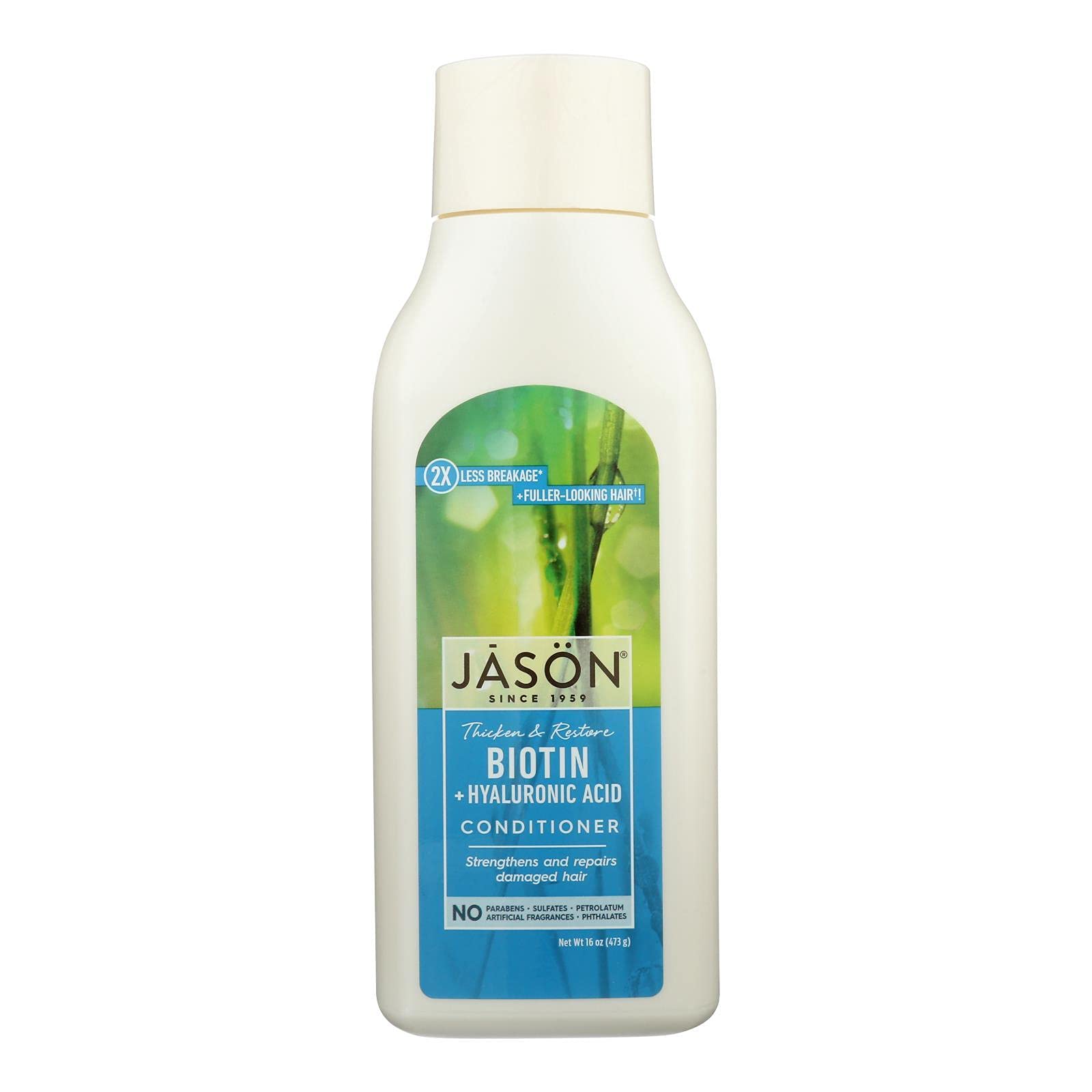 Pack of 1 x Jason Conditioner Natural Restorative Biotin - 16 fl oz