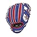 Wilson A200 MLB Logo T-Ball Baseball Glove, Right Hand, 10
