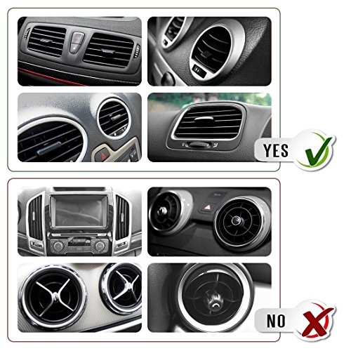 Car Phone Mount Holder,HETBEES Universal Air Vent Mobile Phone Magnetic Car Holder Cradle 360° Rotation Cell Phone GPS Mount for Smartphone, iPhone X/8/7/6/6S/5/,Samsung,LG,HTC and Tablet