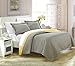Chic Home 2 Piece Teresa Reversible Color Block Modern Quilt Set, Twin, Yellow,QS2602-AN