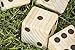 Triumph Sports 35-7335-2 Giant Wooden Lawn Dice Set, Brown, One Size