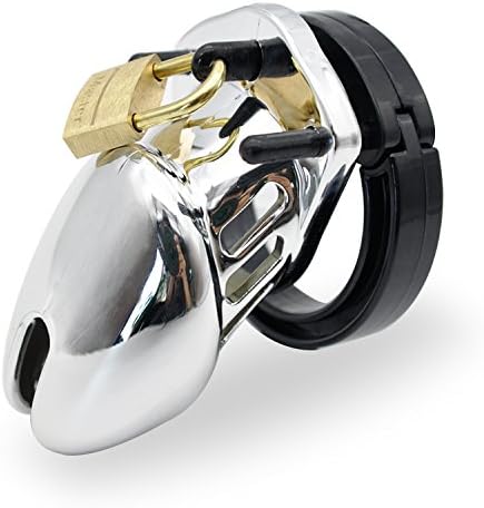 Colorful Fashion Silver Short Paragraph CB6000 Male Chasti-ty Lock Co-ck Cage