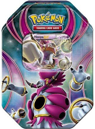 2016 Pokemon Trading Cards Best of EX Tins featuring Hoopa Collector Tin