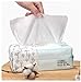 ASTRQLE 1 Pack 100pcs Extract Style Makeup Disposable Cotton Pads Tissue Soft Clean Face Towel Remover Sheets Cosmetic Paper Pieces Pad Facial Cleansing Cloths