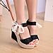 Elevin(TM)Women Summer Bohemia Peep-Toe Wedge Heel Platform Pumps Sandals Flip Flops Shoes