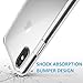 Shock Tech iPhone X/Xs Clear Slim Case Thin Soft Gel Absorbing Transparent Silicone TPU Bumper Rubber Flexible Hybrid Back Protective Cover