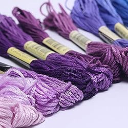 LOVIMAG Premium Rainbow Color Embroidery Floss with