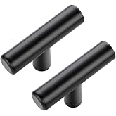 JOY DECOR 30 Pack Black Cabinet Knobs, Single Hole Drawer Handles, 2 Inch | Round Pull Shape, Smooth Grip, Easy Cabinet Upgrade, For Kitchen Cabinets, Dressers, Drawers, Closets