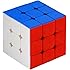 Newislandスピードキューブ 立体パズル 3&times;3&times;3立体キューブ ポップ防止立体キューブ スムーズ回転キューブ 競技用パズルキューブ 世界標準配色 6面完成攻略書(LBL法)付属 57x57x57ｍｍ