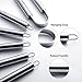 MARNUR BBQ Tools Barbecue Accessories Grilling Tools Set 7-Piece Spatula Fork Grill Brush Tongs with Portable Case for Camping Picnic and Home Kitchen