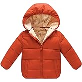 Baby Girls Boys' Winter Fleece Jackets With Hooded Toddler Cotton Dress Warm Lined Coat Outer Clothing
