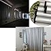 Blackout Drapery Shade Fabric Black and Silver 100 Percent Shading Light Waterproof Sunshade Cloth Light Weight (2Yards)