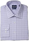 Eagle Men's Slim Fit Non Iron Purple Blue Plaid