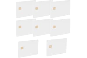 Luxshiny 8pcs White PVC Smart Id Cards Blank Business Card for Printing with NFC Chip 4442 Compatible