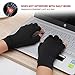 Copper Compression Arthritis Gloves, Best Copper Infused Glove for Women and Men, Fingerless Arthritis Gloves, Pain Relief and Healing for Arthritis, Carpal Tunnel, 1 Pair