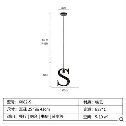 Buy S Lanlan Iron Pendant Plaques Signs Hanging Letters Light