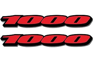 Awonderful Motorcycle Fairing Sticker Decal, Reflective Vinyl Decal for GSXR 1000 with Strong Stickiness1000(Red)