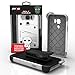 Zizo Bolt Series Compatible with Samsung Galaxy S7 Active Case Military Grade Drop Tested with Tempered Glass Screen Protector Holster White Gray