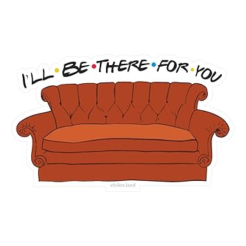 Stickerland Friends Couch Laptop Sticker Amazon In Office Products