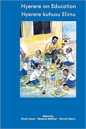 Nyerere On Education Nyerere Kuhusu Elimu Selected Essays And Speeches 1954 1998 Lema Elieshi 9789987894352 Amazon Com Books