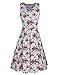 STYLEWORD Women's Sleeveless Summer Casual Floral Dress(Floral09,M)